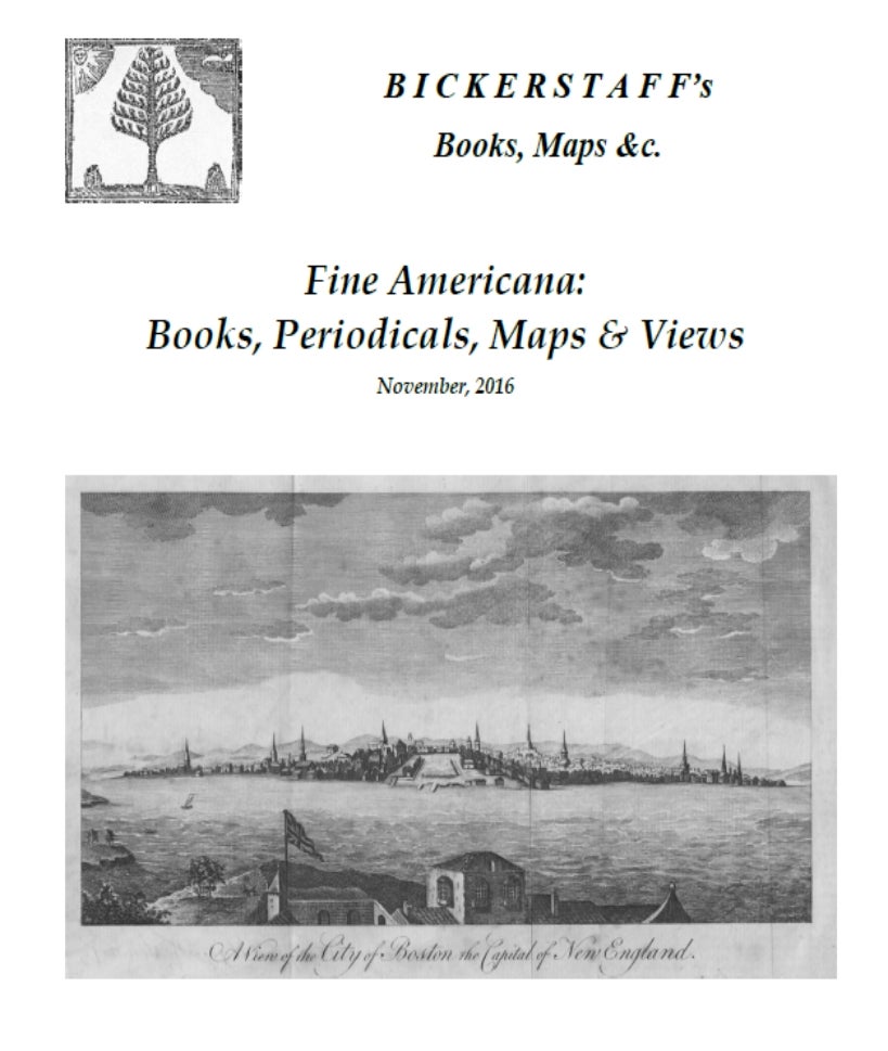 Americana: Books, Periodicals, Maps & Views -- November, 2016