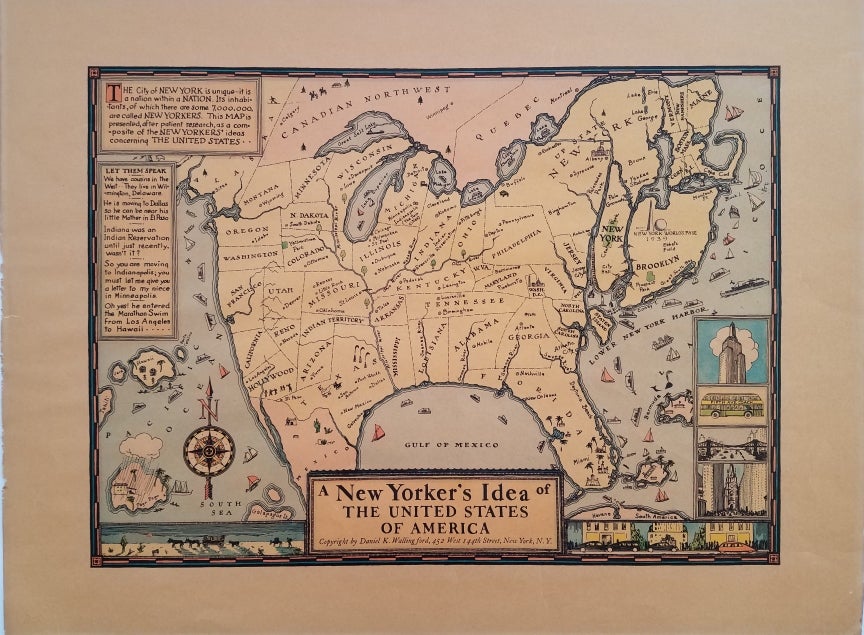 Five New York Maps & Views
