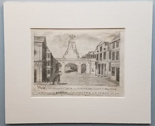 View of the triumphal Arch and Colonnade, erected in Boston, in honor of the President of the United States, Oc. 24, 1789.