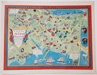 Item #3726 A Scott-Map of Salem Massachusetts. “The Wealth of the Indies to the Uttermost...