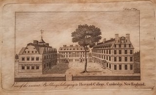 Item #3737 View of the ancient Buildings belonging to Harvard College, Cambridge, New-England. ...