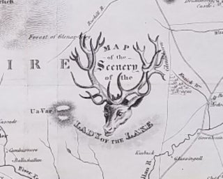 Map of the Scenery of the Lady of the Lake.