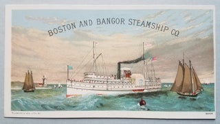Item #3759 BOSTON AND BANGOR STEAMSHIP CO. Trade card., Steamship “Penobscot.&rdquo