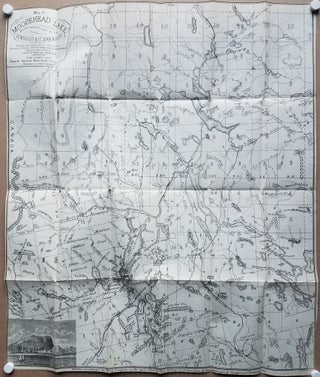 Guide to Moosehead Lake, and Northern Maine, with Map. [with map:] Map of Moosehead Lake and The Headwaters of the Penobscot and St. John Rivers and: The Only Reliable Map of this Region, Designed Expressly for Sportsmen, Hunters and Lumbermen.
