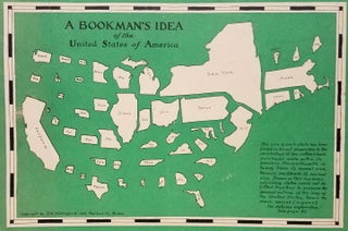Item #3769 A Bookman’s Idea of the United States of America. [appearing on front cover of] The...