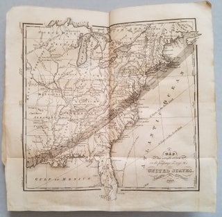 Item #3780 A map of the eclipse of Feby. 12th in its passage across the United States. ...
