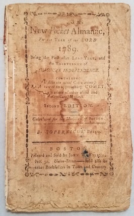Item #3781 Folsom’s New Pocket Almanac, for the Year of our Lord 1789. Second Edition....