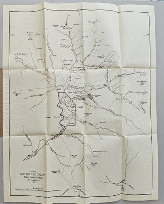 Item #3796 Map of Waterville Valley, New Hampshire. NH. White Mountains, A. L. Goodrich, Arthur...