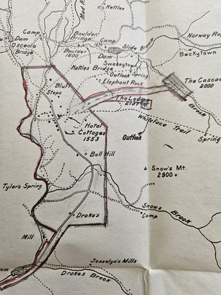 Map of Waterville Valley, New Hampshire.
